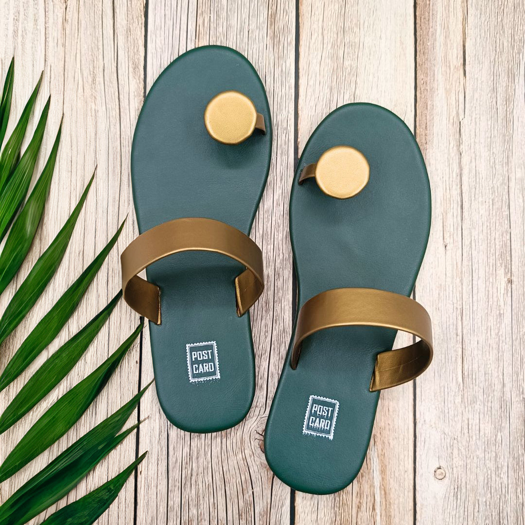 Sunflower Green Antique