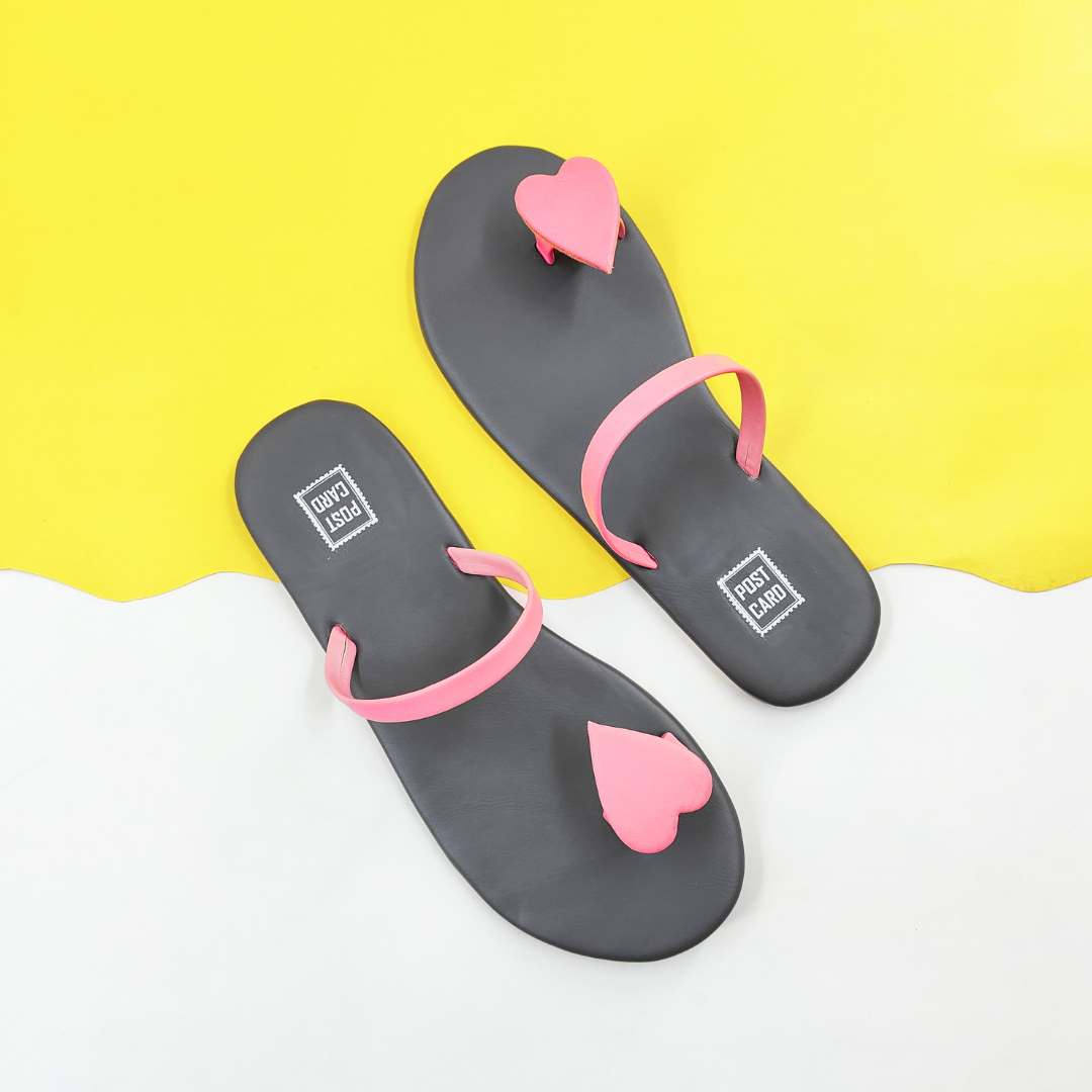 Heart DarkGrey Pink