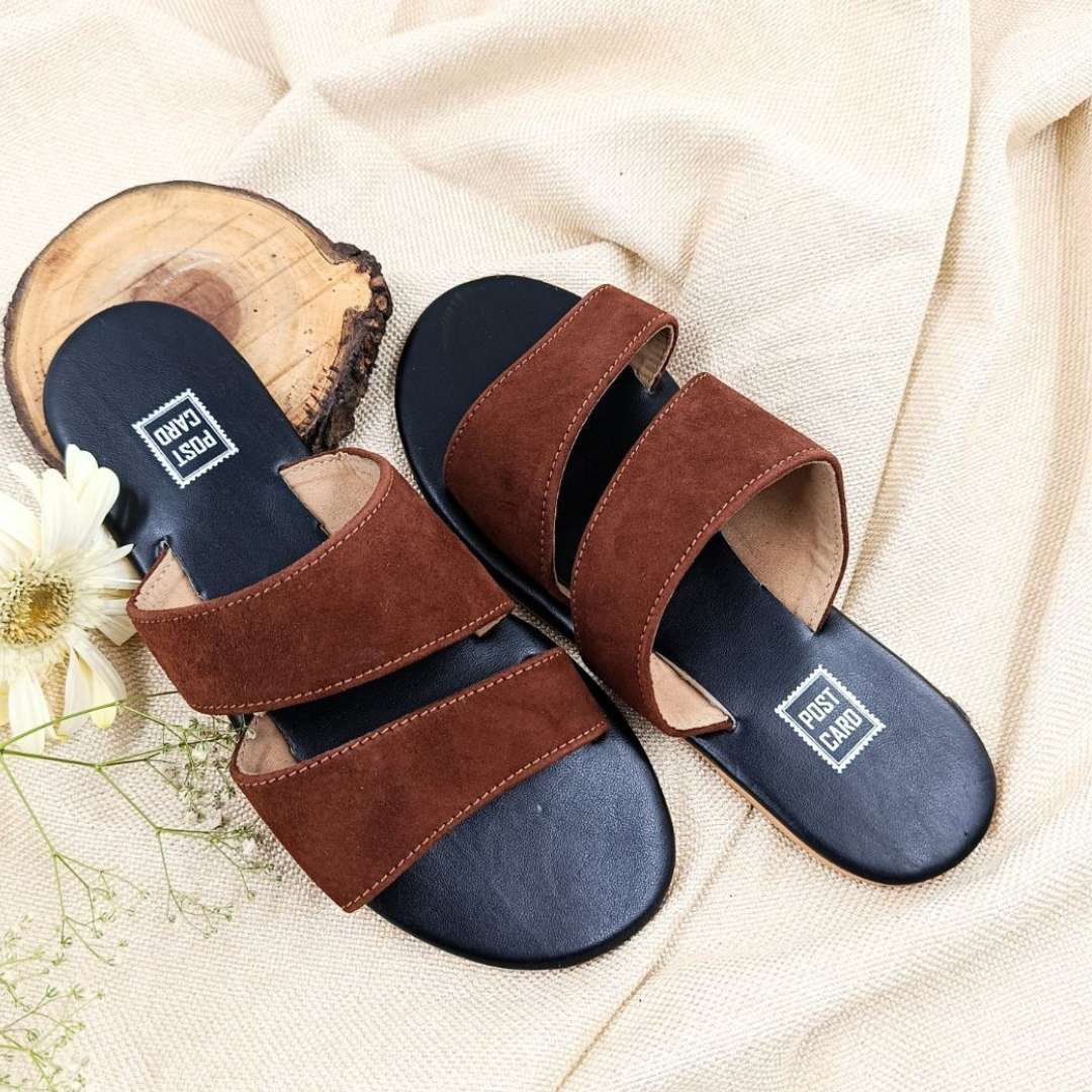 Marigold Brown suede