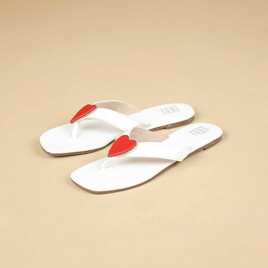 Cupid Flats In White