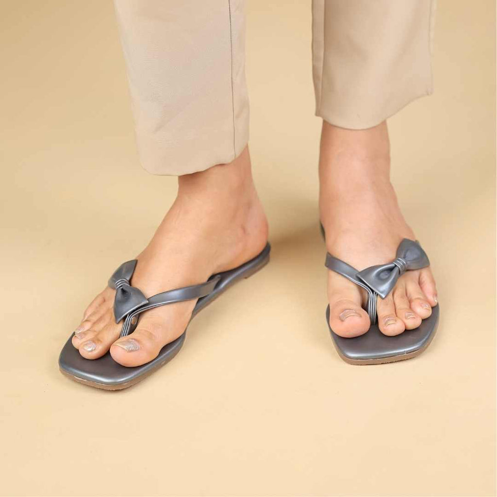 Aurora Flats In  Dark silver