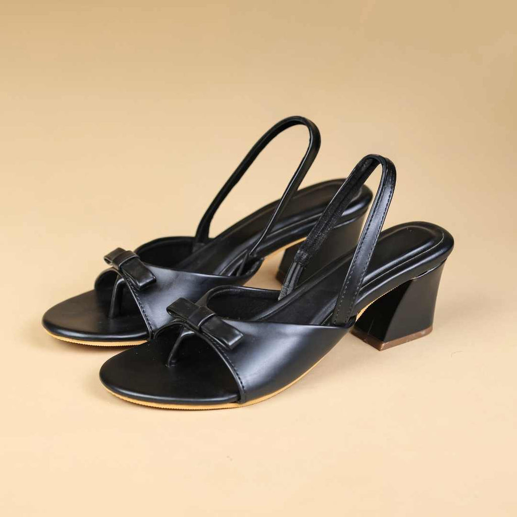 Duet Eva Block Heels in  Black