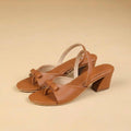 Duet Eva Block Heels in  Tan