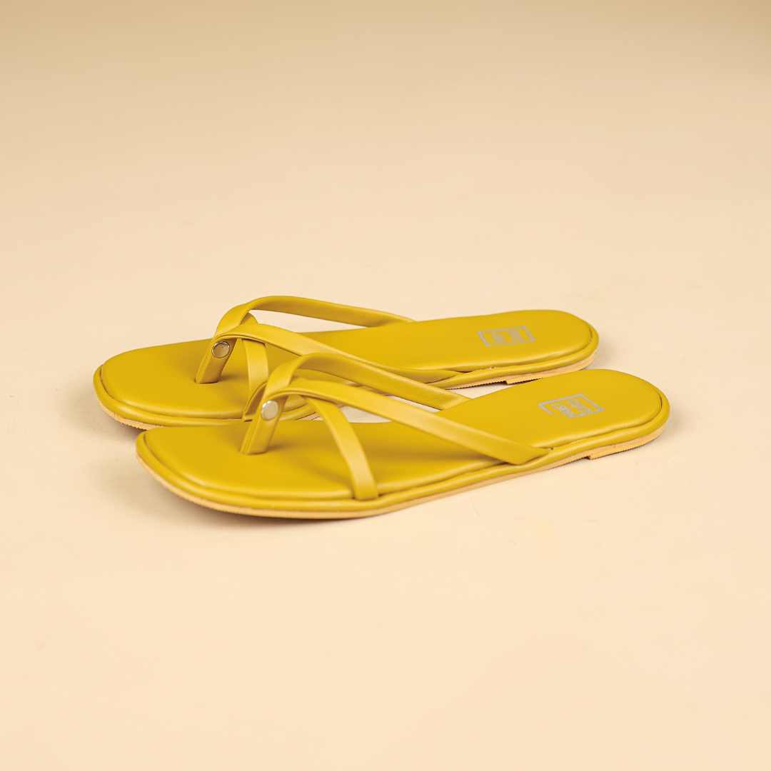 Lena Flats in yellow