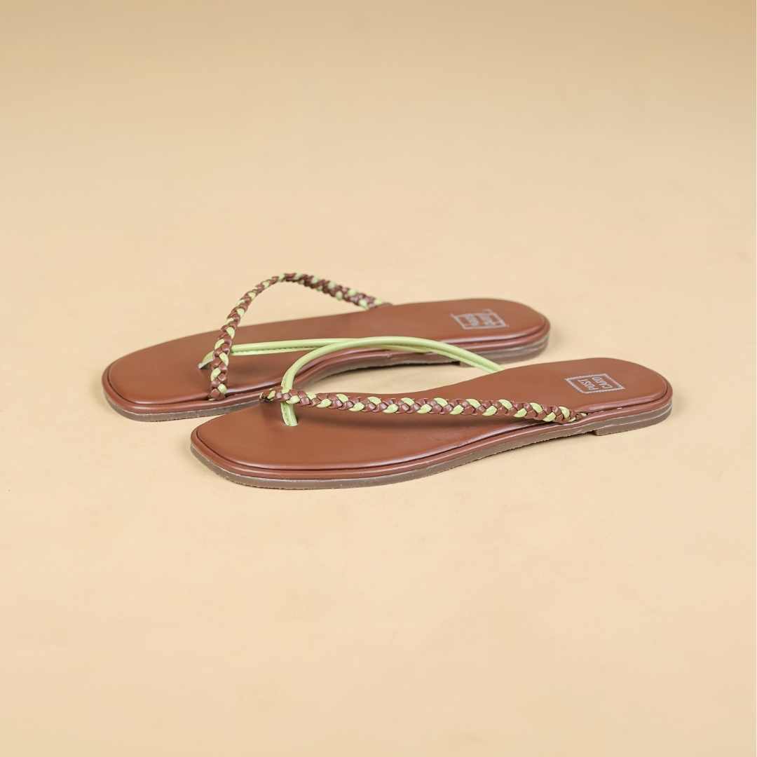 Pondy Flats in Brown Green
