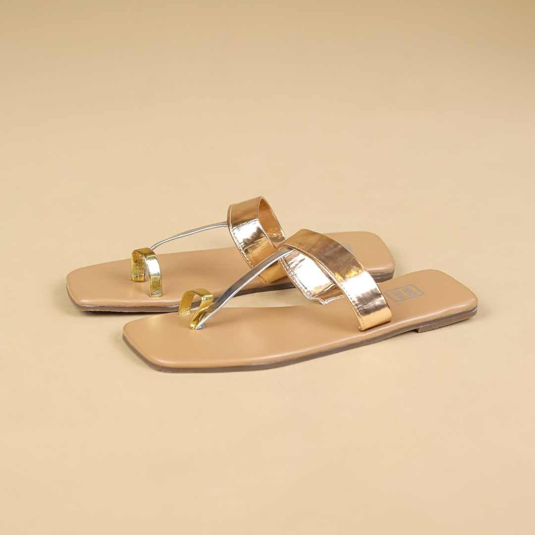 Seoul Flats in Metallic