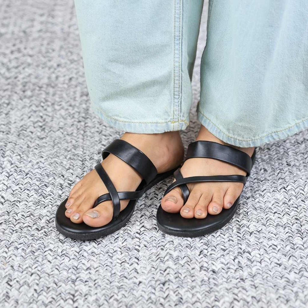 Orchid Flats in Black