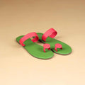 Sunflower Flats in  Green Pink