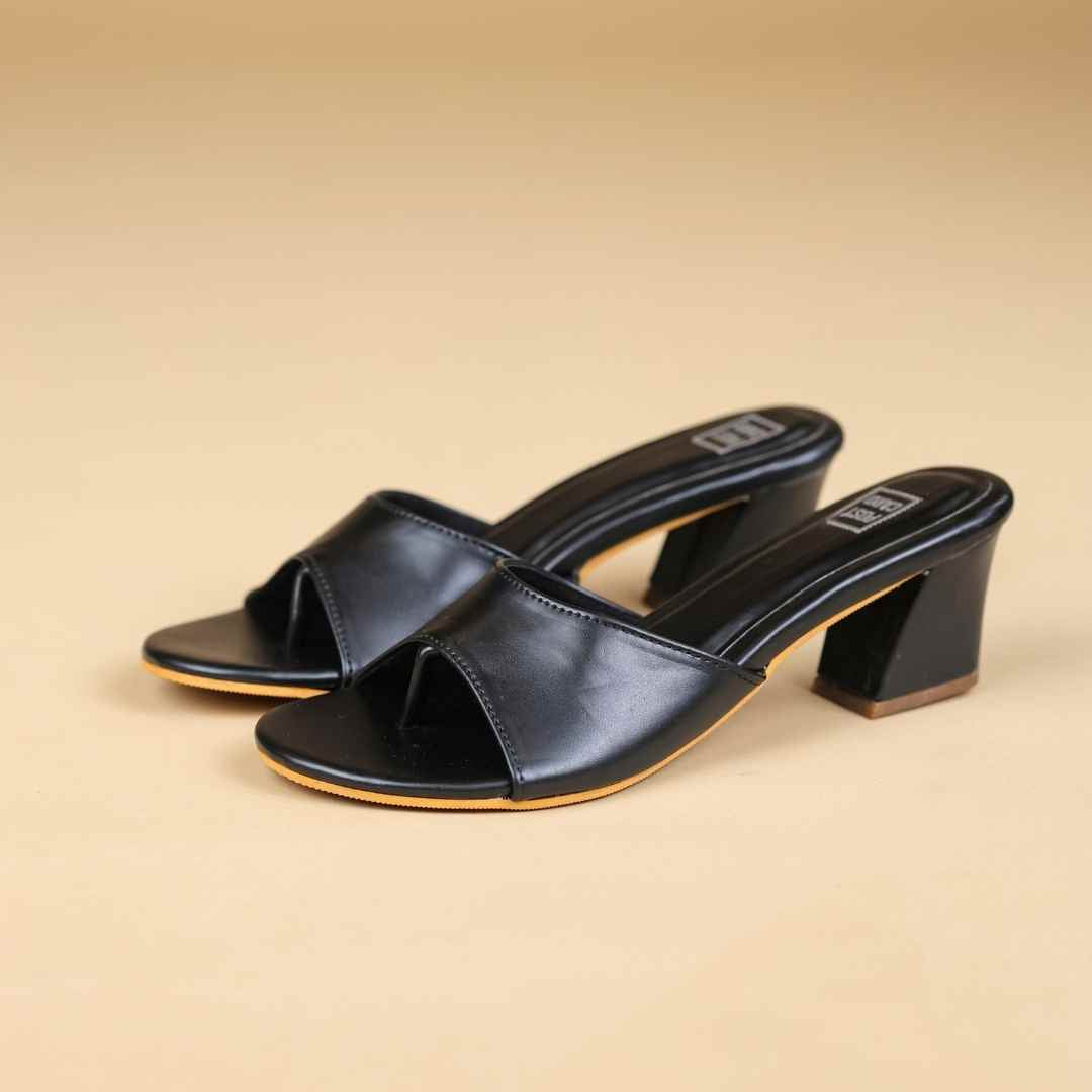 Halo Two Inch Heels in Black – Classic, versatile, and comfortable for every occasion.