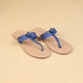 Periwinkle  Flats In Tan Blue
