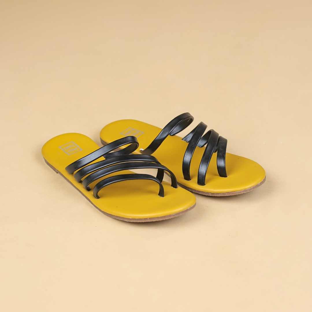 Zest Flats in  Yellow Black