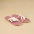 Zest Flats in Pink Offwhite