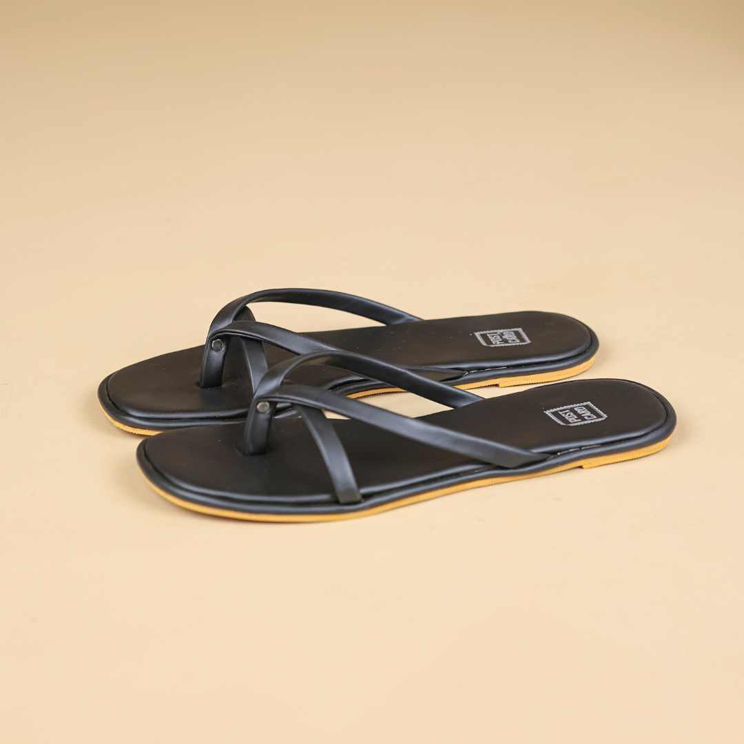 Lena Flats in Black