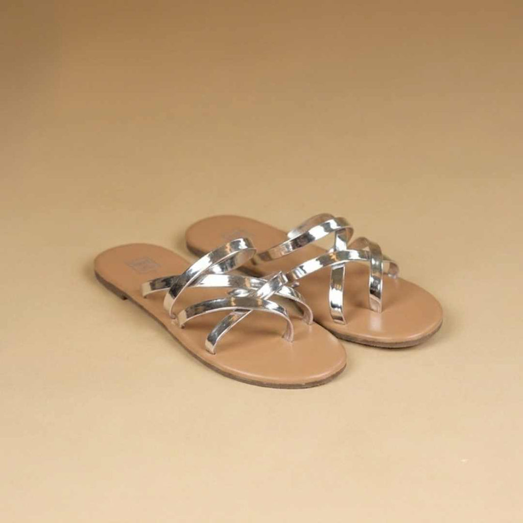 Alexa Flats in Silver
