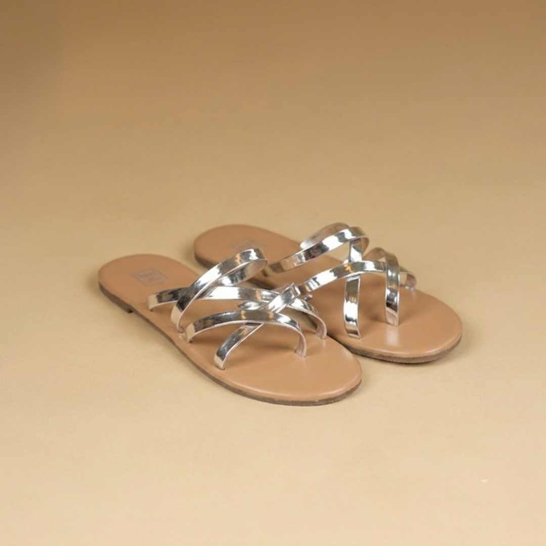 Alexa Flats in Silver
