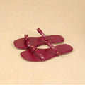 Era Flats In Maroon