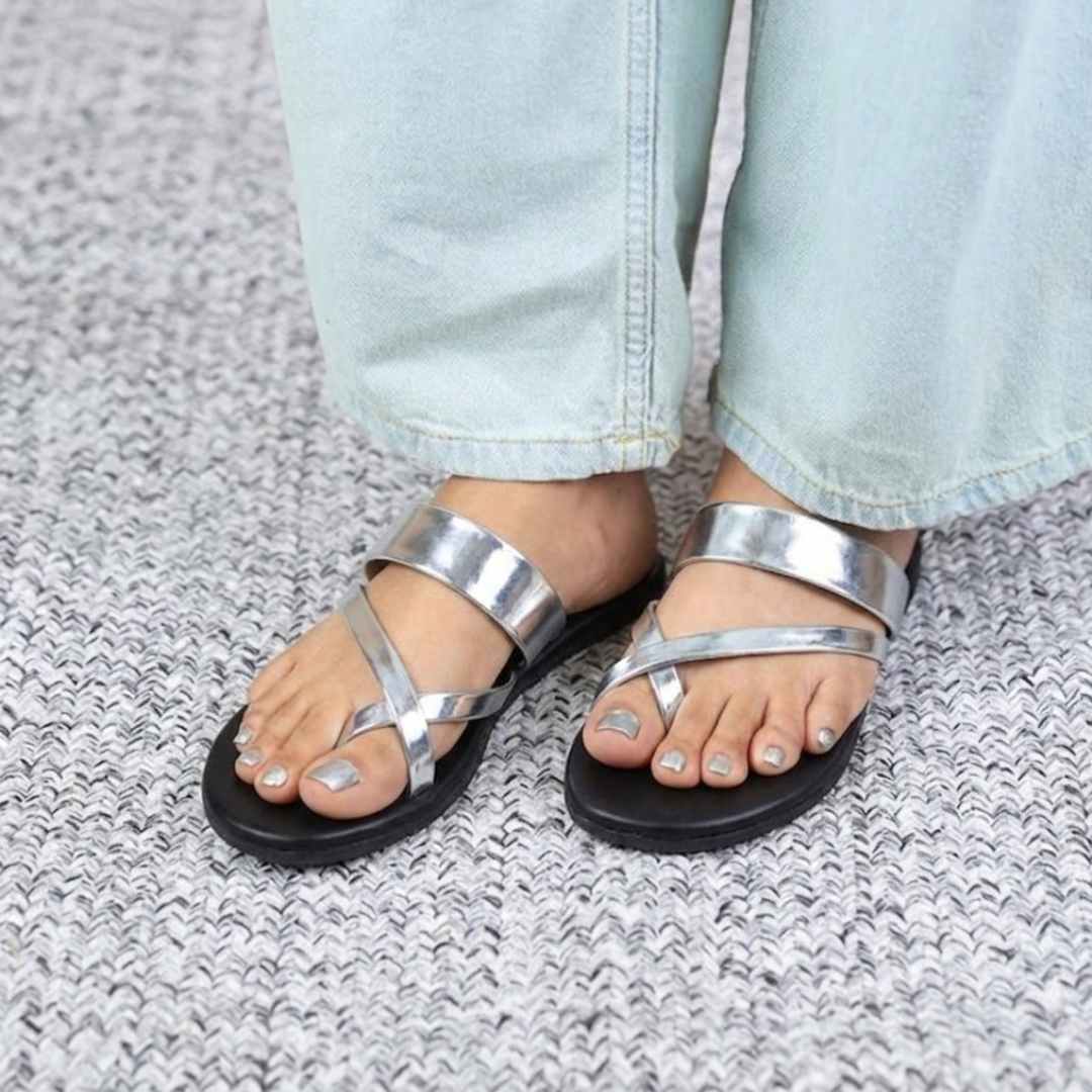 Orchid Flats In Silver