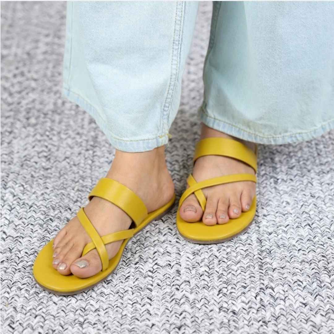 Orchid  In Flats Yellow