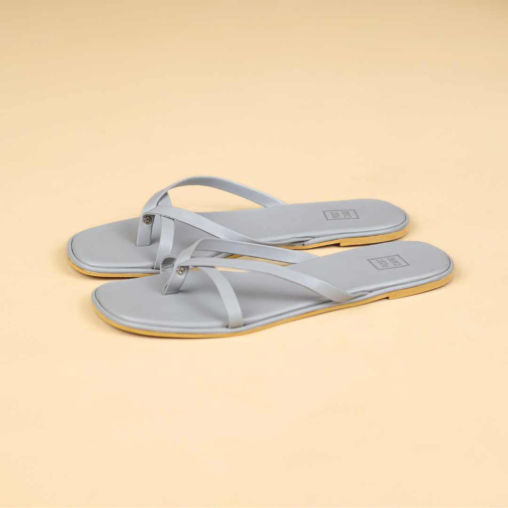 Lena Flats in Light Grey