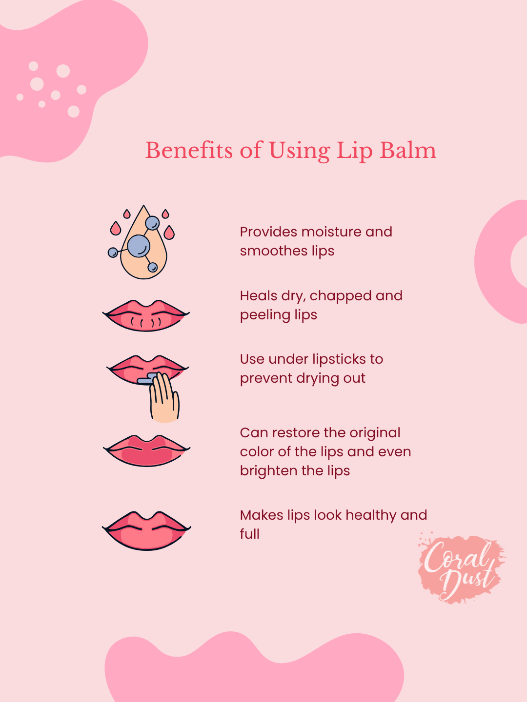 Lip Balm Strawberry - Coral Dust