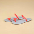 Heart Flats in Grey