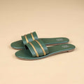 Cairo Flats in Soft Dark Green