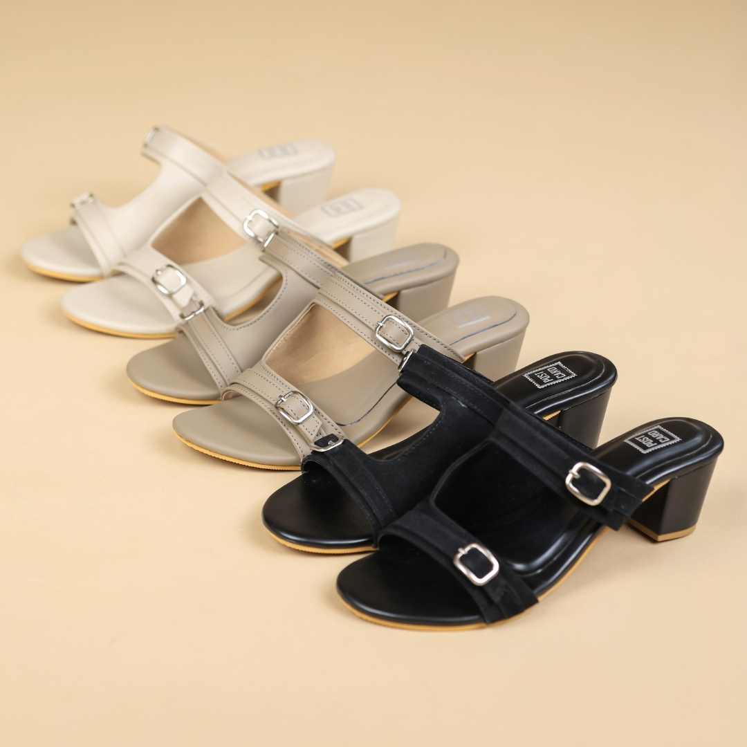 Duet Haven Block Heels in Taupe