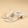 Duet Haven Block Heels in Offwhite