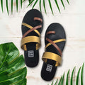 Milan Brown Antique In Flats