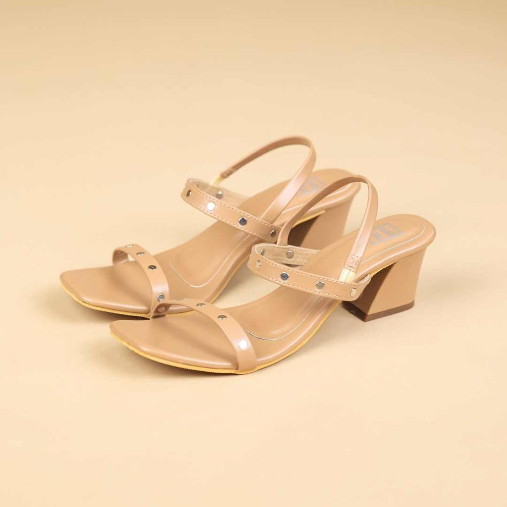 Duet  Era Block Heels in Tan