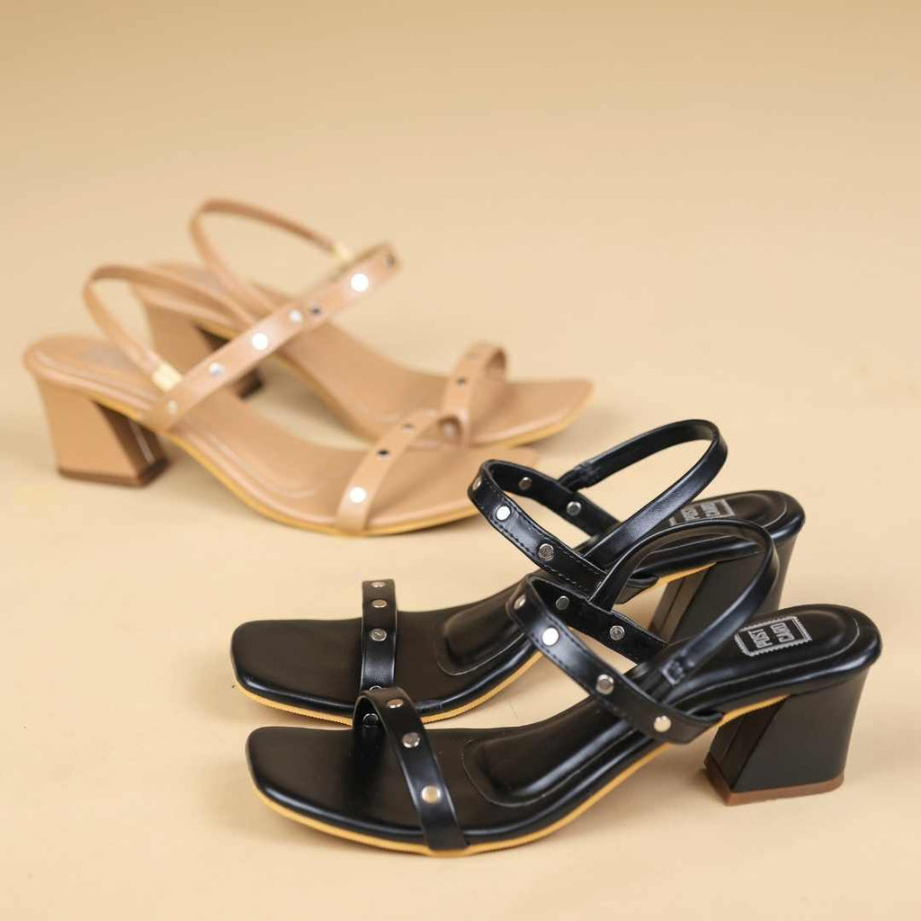 Duet Era Block Heels in  Black